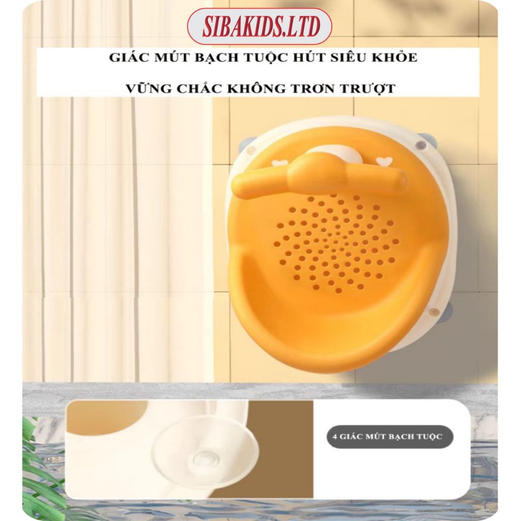 Ghế Ngồi Tắm Chống Trượt Tiện Lợi Dành Cho Bé Từ 6 Tháng Trở Lên