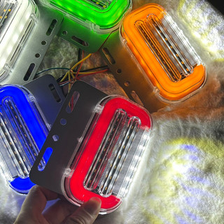 Combo 10 Đèn led sườn nháy chữ C, đèn sườn chữ C điện 12v 24v.