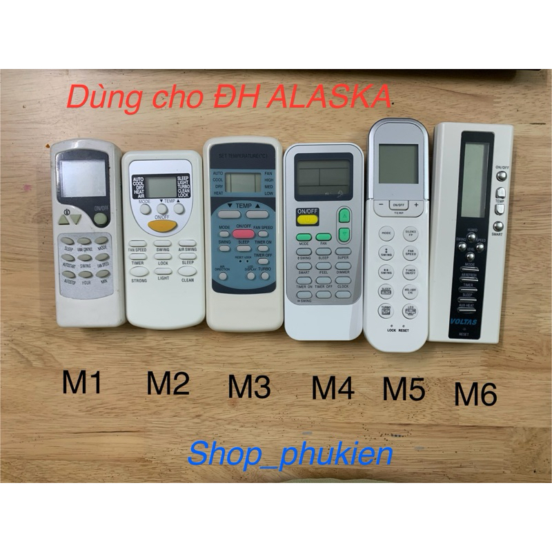 Remote máy lạnh ALASKA - Điều khiển điều hoà ALASKA ( mẫu tổng hợp ...
