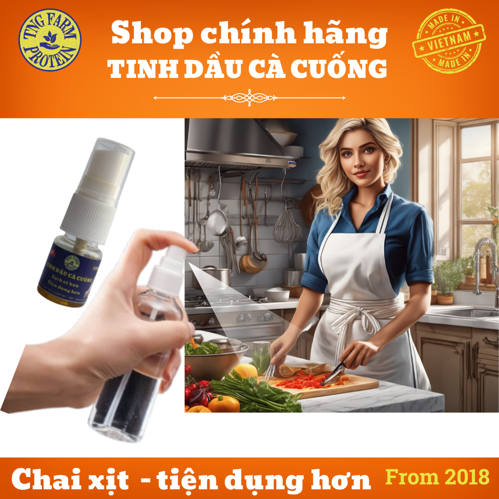 Tinh dầu cà cuống tươi thơm và cay nồng nàn - Combo 3 chai lấy giọt và 3 chai xịt- Không shop nào có!