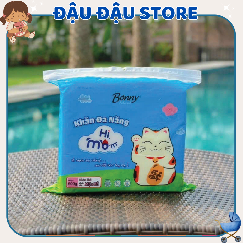 Khăn Vải Khô Đa Năng Himom Cao Cấp 600gr Cao Cấp Cho Mẹ Và Bé - An Toàn - Mềm Mại Cho Bé Đậu Đậu Store