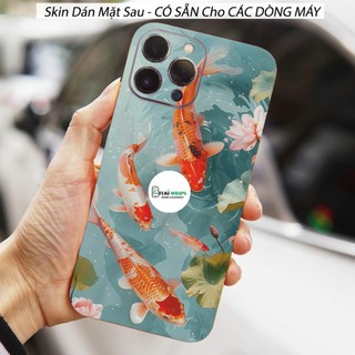 Tấm dán Skin Mặt Sau Mẫu Cá Chép MS02 FULL VIỀN 15promax , 14promax , 13promax , 12promax , 11promax , xsmax - FukiShop