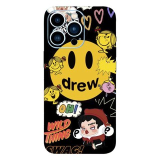 Tấm dán Skin Mặt Sau Mẫu Drew MS04 FULL VIỀN 15promax , 14promax , 13promax , 12promax , 11promax , xsmax - FukiShop