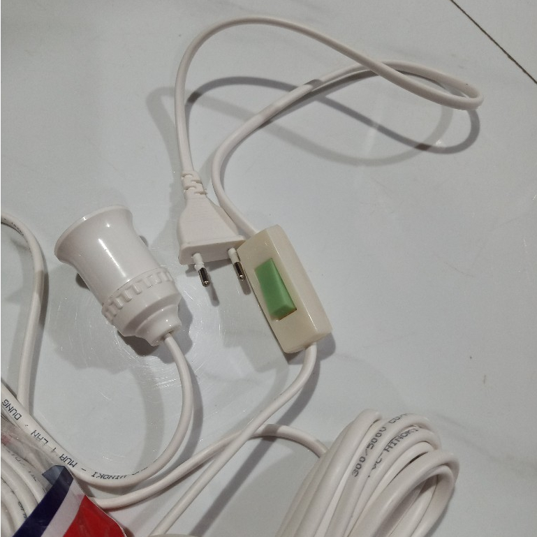Đui đèn E27 liền dây có công tắc tiện lợi dài 3 - 7m, hàng chất lượng hãng Hinoki