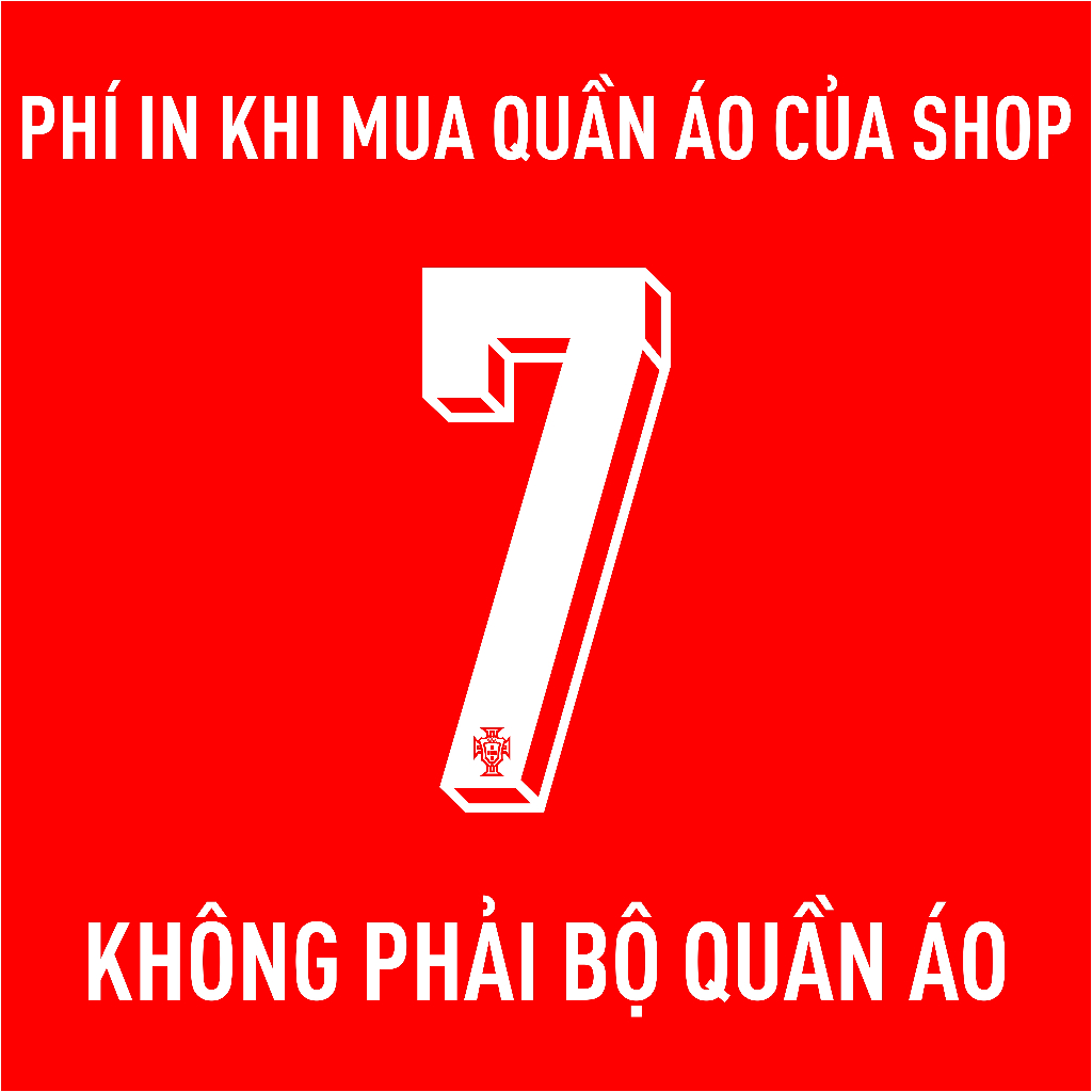 (MUA KÈM QUẦN ÁO CỦA SHOP) Dịch vụ in tên số theo yêu cầu