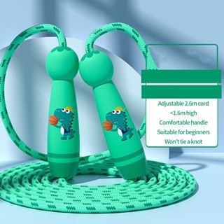 Dây nhảy cho bé nhiều màu hoạt hình - Chất liệu cán gỗ độ bền cao - Dây nhảy giảm cân dành cho bé trai và gái --Alulu
