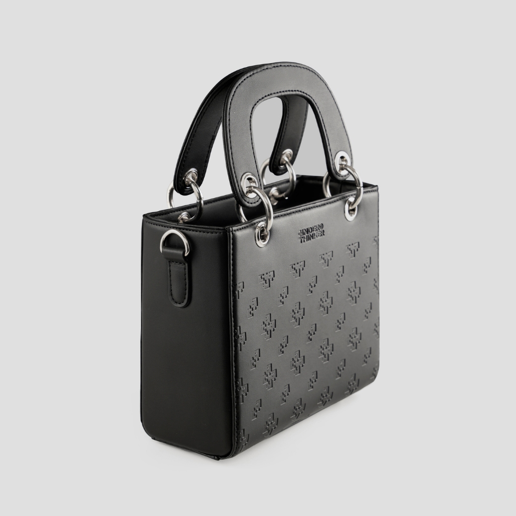 Túi Xách Da PU LADY Đeo Chéo Nam Nữ Monogram Đựng Điện Thoại Đi Chơi Tiệc | NICHE LUXURY
