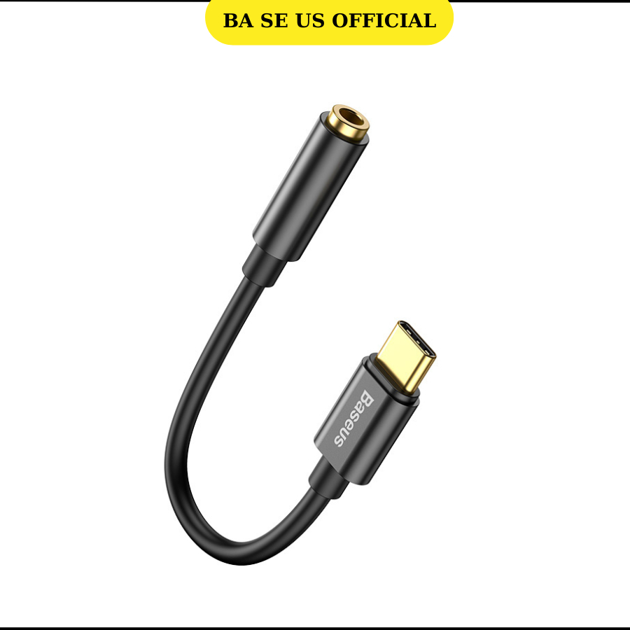 Ảnh Cáp chuyển đổi Type-C Baseus Male to 3.5mm Female L54 - Màu đen 4