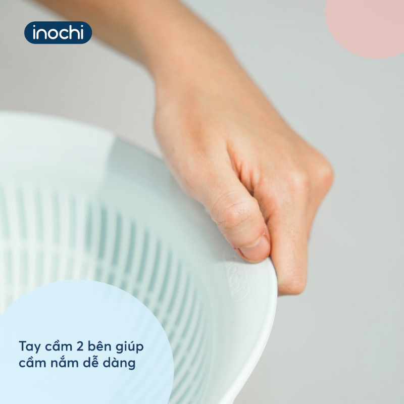 [KHUYÊN DÙNG] Bộ thau rổ cao cấp INOCHI dày dặn, nhiều size tiện dụng