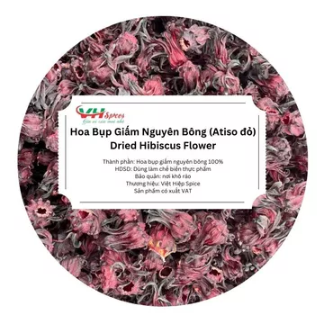 Hoa Atiso Đỏ - Hoa Bụt Giấm Khô (Dried Hibiscus Flower) Việt Hiệp
