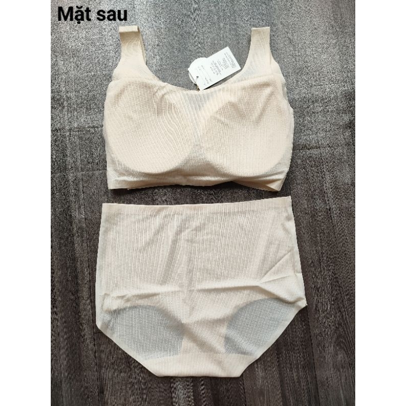 (Sale) Set bộ áo ngực và quần cạp cao Uniskin* bigsize dư xịn
