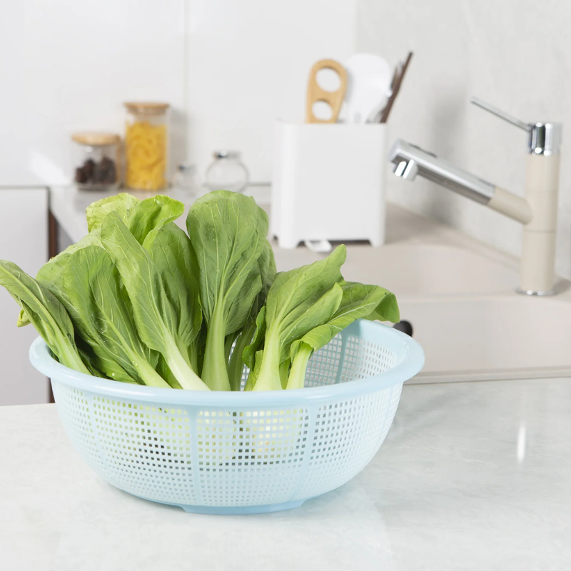 Rổ nhựa tròn Inochi size 30cm chất lượng Nhật Bản, đa năng cao cấp