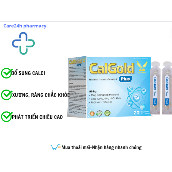 Siro ống CALGOLD PLUS - Bổ Sung Canxi Hữu Cơ Từ Tảo Biển Đỏ Cho Mọi Lứa ...