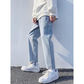 Quần jean baggy nam Xanh Đen RETRO ống rộng xuông cạp cao Quần bò nam dáng suông xu hướng Avocado