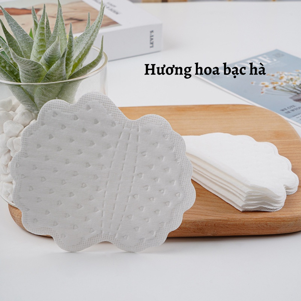 Set 50 Miếng dán chống mồ hôi nách siêu thâm hút giúp khô thoáng cho Nam và Nữ che tên sản phẩm