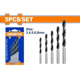 WADFOW Bộ 5 mũi khoan  gỗ WSJ3K01