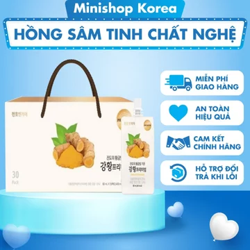 Nước Hồng Sâm Tinh Chất Nghệ Tươi Chunho Ncare Hàn Quốc, Tăng Cường Hệ Tiêu Hoá, Dạ Dày - Hộp 30 Gói