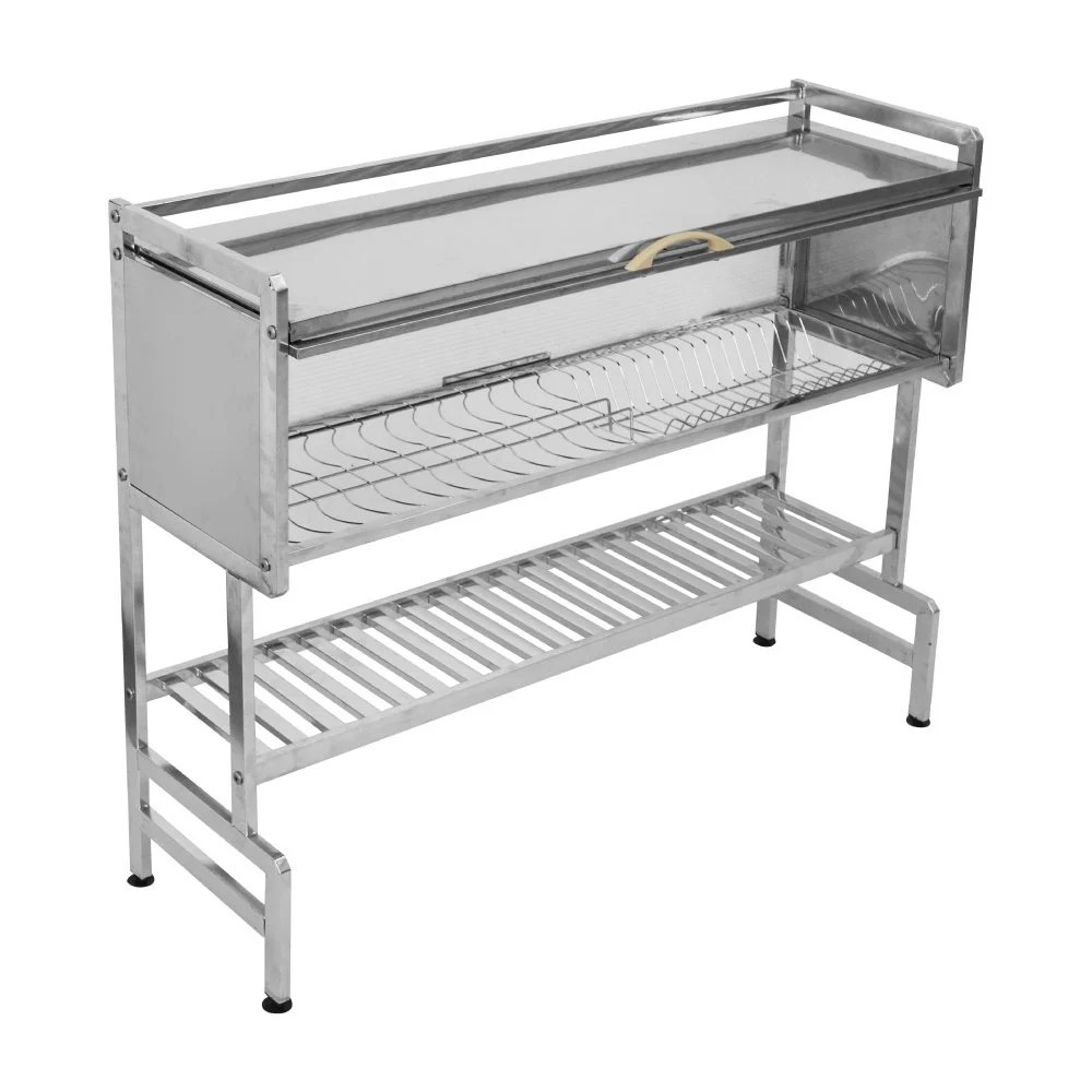 Tủ kệ đa năng Jumbo QUI PHÚC, inox cao cấp, chắc chắn, thiết kế hiện đại, có nắp đậy chống bụi