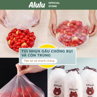 Màng bọc thực phẩm tiện lợi co giãn tái sử dụng được, có chun bọc rất nhanh khác phục nhược điểm của màng bọc Alulu.stor