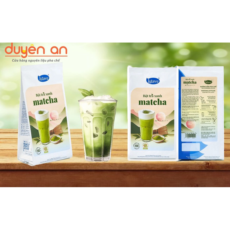 Bột Trà Xanh Matcha Lúave 200gr | Shopee Việt Nam