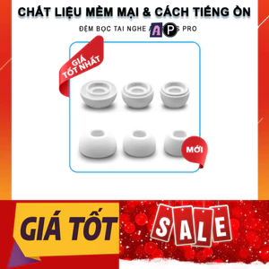 Bộ Nút Bọc ,Núm,Đệm cao su mềm mại thay thế Cho Tai Nghe AP PRO
