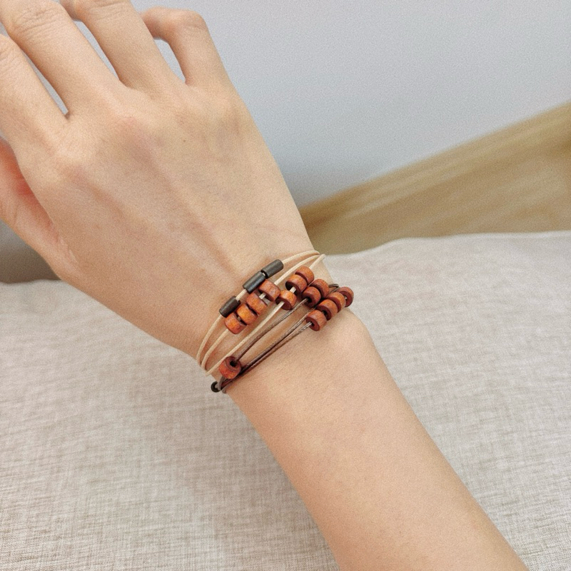 Vòng tay Kado - Vòng tay mix hạt gỗ li ti vintage