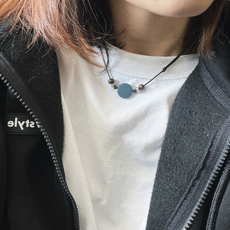 Vòng cổ Gai - Dây chuyền mặt gỗ mix charm vintage