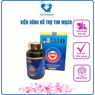 Viên uống hỗ trợ tim mạch FIZI bổ sung chất chống oxy hóa,giảm cholesterol máu,giảm nguy cơ xơ vữa động mạch hộp 30 viên