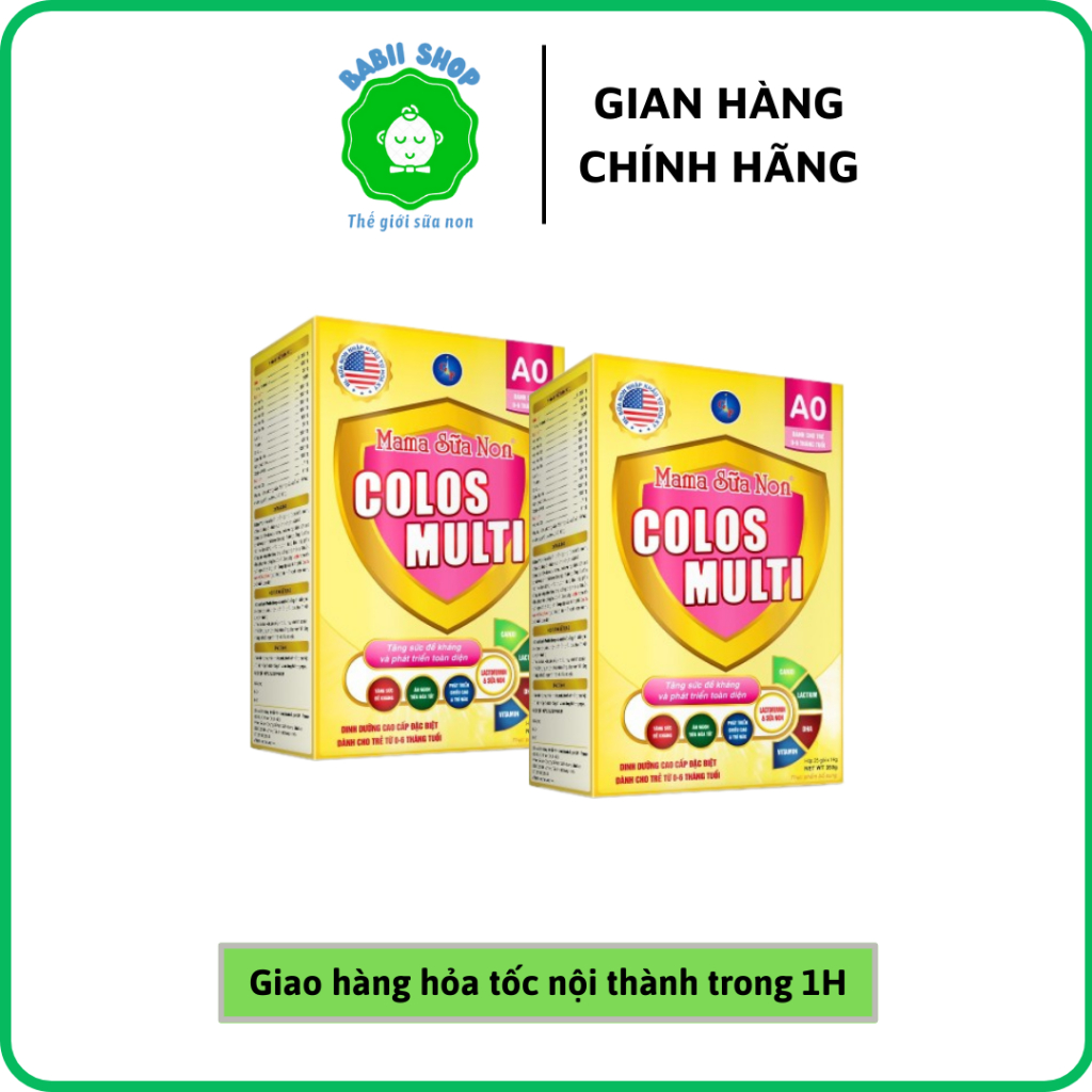 Sữa non Colos Multi A0 hộp 350g chính hãng ( 25 túi x 14gr) - Chuyên ...