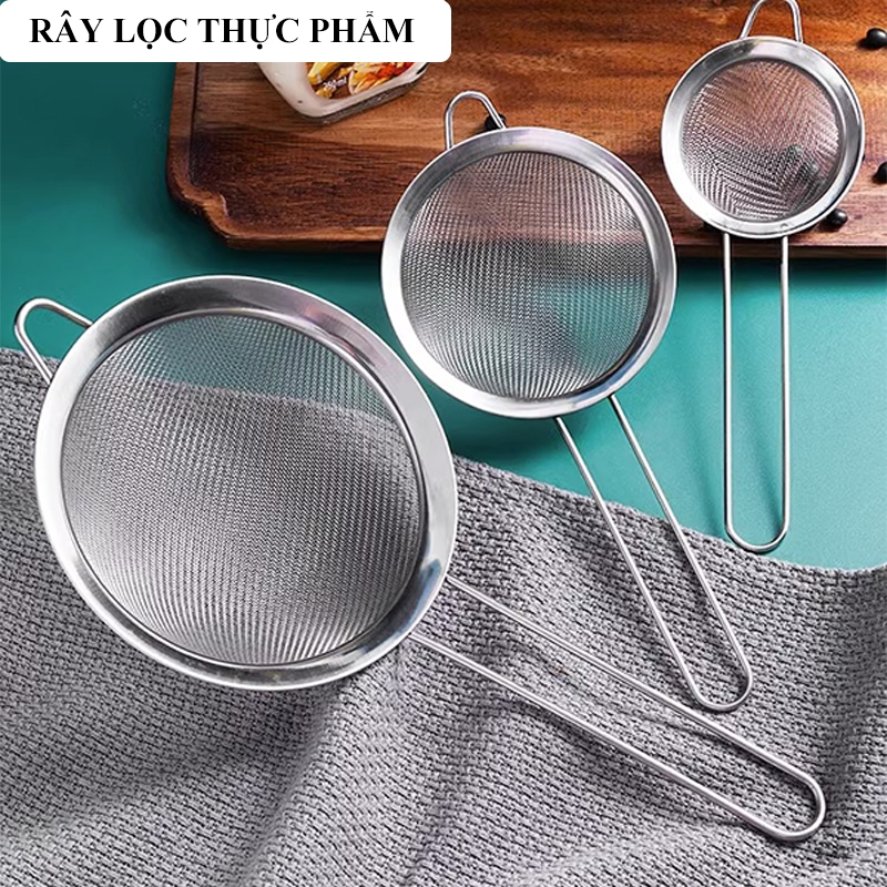 Rây lọc bột Inox HOMELOVE Vợt lọc trà cà phê nước trái cây bằng thép ...