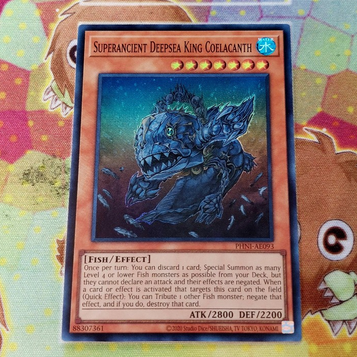 [ Đậu Phộng ] Thẻ Bài Yugioh Monster Superancient Deepsea King ...