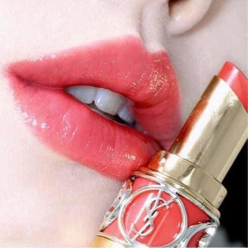 Son Ysl 12 Rouge Volupte Shine Liíptick | Shopee Việt Nam