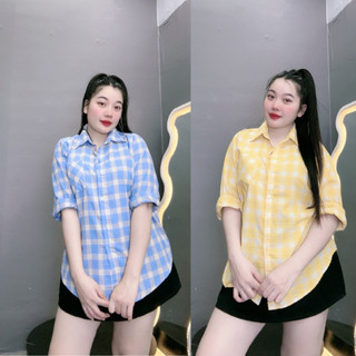 Áo sơ mi NHỎ CLOTHING bigsize nữ tay dài cổ bẻ họa tiết sọc form rộng tà bầu chất linen thô mềm mát xinh xắn SM161