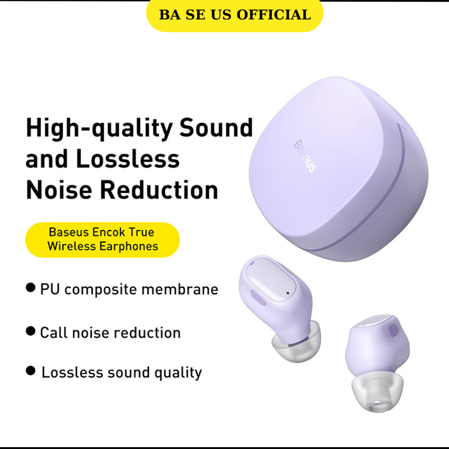 Ảnh Tai nghe Bluetooth True Wireless Baseus Bowie Wm01 bluetooth 5.0 Stereo Earbuds cảm ứng chạm 2