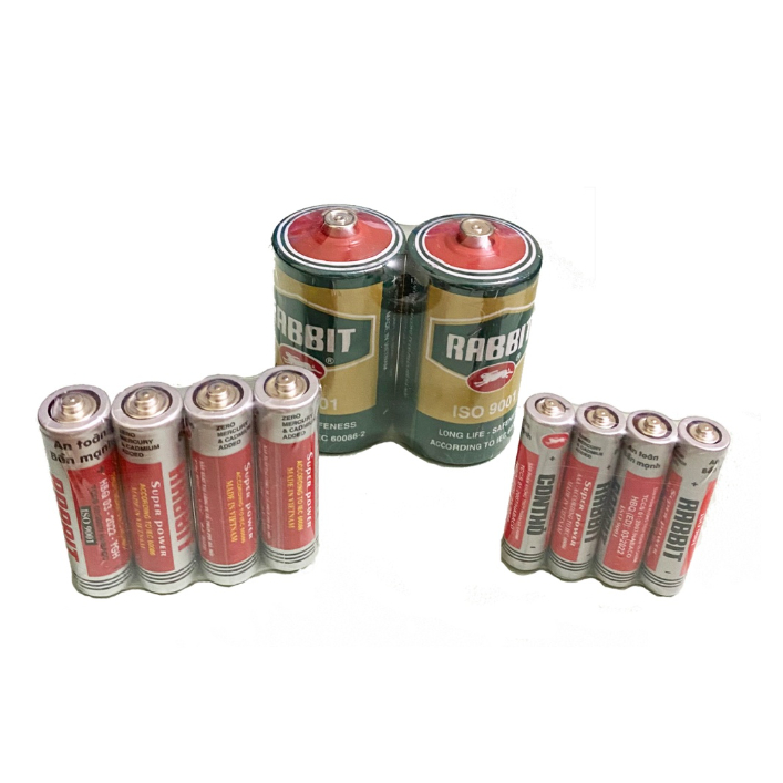 Pin con thỏ các loại ( vỉ 2 viên) | Shopee Việt Nam