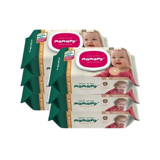 Giấy Ướt Mamamy Có Nắp Không Mùi 100 Tờ Mềm Mại An Toàn