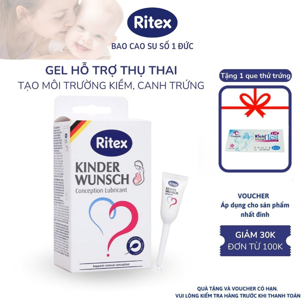 Gel Lubrifiant Ritex Kinderwunsch - Pour Favoriser La Conception - Neuf Scellé