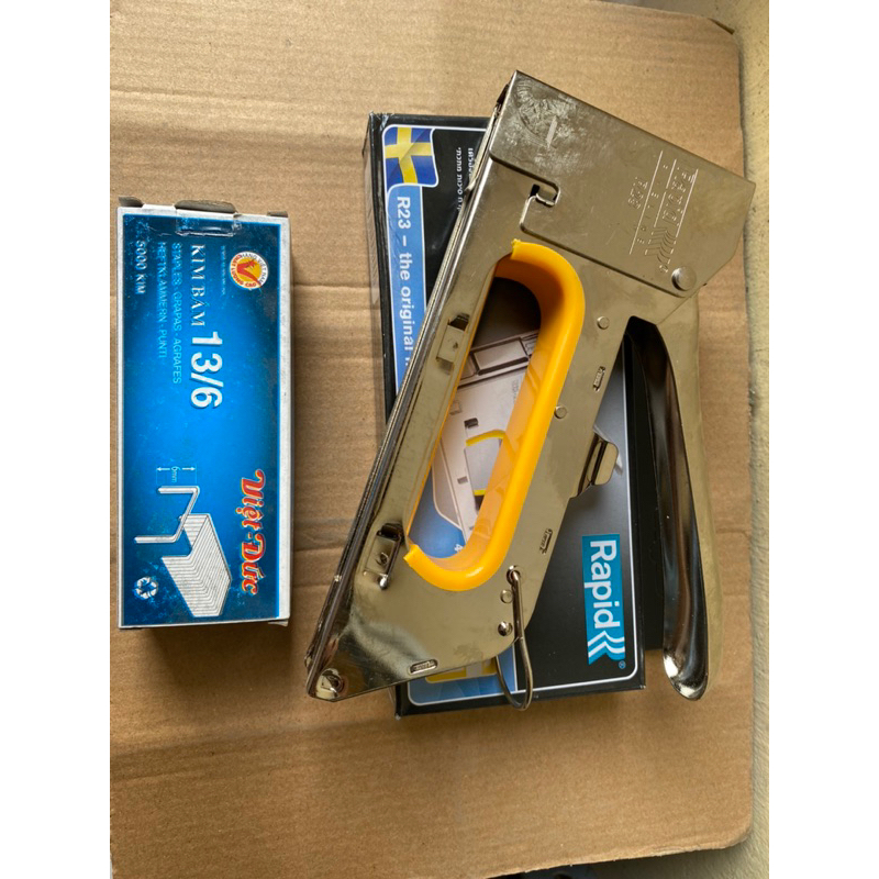 Máy bắn đinh ghim RAPID R23 Thụy Điển | Shopee Việt Nam