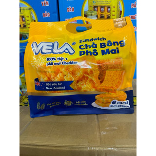 Bánh sanwick chà bông phô mai 280g túi 6 cái