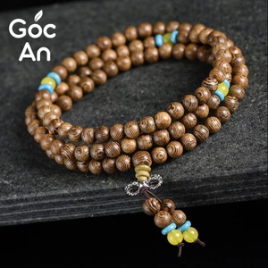 Vòng Tay Trầm Hương 108 Hạt Phong Thuỷ Thu hút Tài Lộc May Mắn