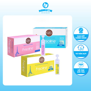 Nước Muối Tép Vàng, Tép Xanh Gifrer Fysoline Hộp 20 Ống Chính Hãng | Minizon Kids