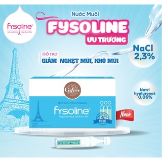 Nước Muối Tép Vàng, Tép Xanh Gifrer Fysoline Hộp 20 Ống Chính Hãng | Minizon Kids