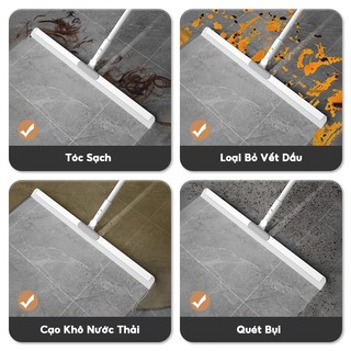Chổi gạt nước sàn nhà tăm silicon,Chổi chà sàn lau kính xoay thế hệ mới