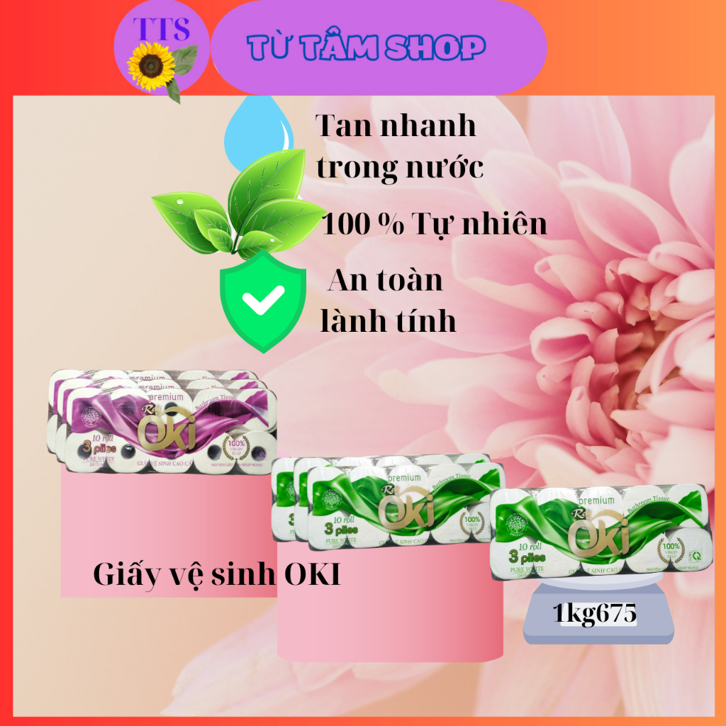 Giấy vệ sinh Cao Cấp OKI 4 Lớp