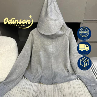 Áo Chống Nắng Ngắn Nữ Dáng Cánh Dơi Vải Umi Nỉ Cao Cấp, Vành Mũ To, Co Giãn 4 Chiều