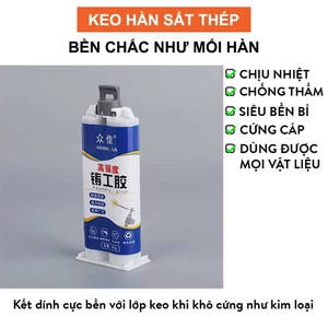 Tuýt keo hàn nối sắt thép kim loại bền chắc như mối hàn 85g