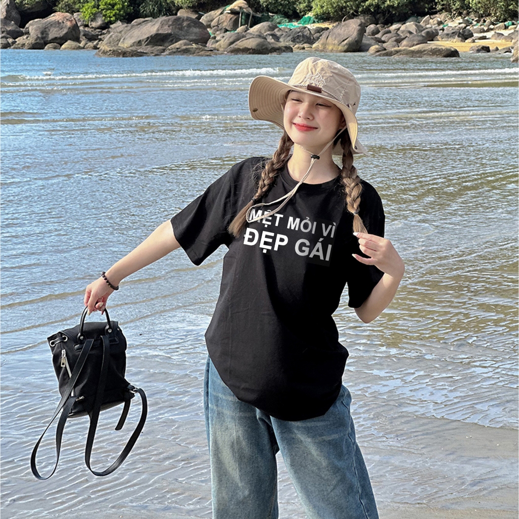 Áo Thun Tay Lỡ Nam Nữ Cotton Unisex , Áo Phông Cổ Tròn Hài Hước Form ...