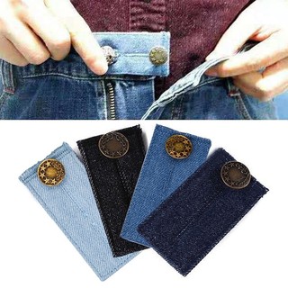 1 Nút Mở Rộng Điều chỉnh 2 nấc Thắt Lưng, Nới rộng Eo Quần, Khóa Điều Chỉnh Chân Váy Cổ Áo Sơ Mi Vải Jeans Denim