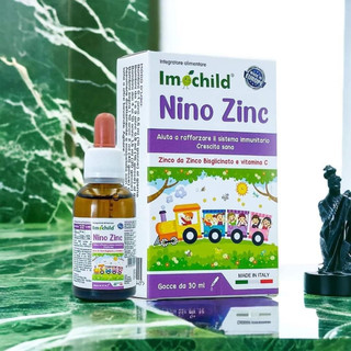 Kẽm Imochild ZinC bổ sung  lysin vitamin cho bé giúp bé ăn ngon tăng sức đề kháng - Nk chính hãng