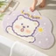 Thảm lau chân lông cừu thấm hút nước thảm trải sàn chống trơn trượt thảm chân decor phòng ngủ tiệm spa đồ chùi chân đẹp